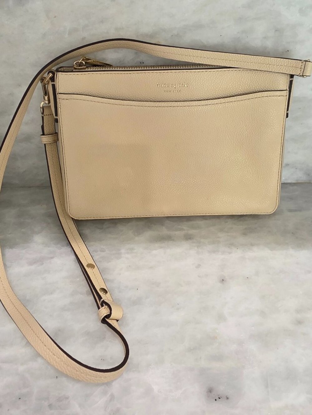 Kate Spade Tutu Pink Leather Med. Crossbody Bag Purse